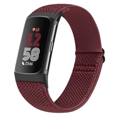 Runostrich Stretchy Nylon Loop Band Compatible with Fitbit Charge 6/Charge 5