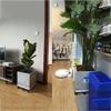Sturdy 45 cm Metal Plant Stand with Wheels, Square Iron Plant Cart for Indoor and Outdoor Use view 3