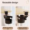 Desk Drink Holder Clamp, Adjustable Clamp-On Cup Holder view 4
