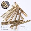 Solid Round Brass Rod, 3–20 mm × 100–500 mm (6 × 300 mm) view 2