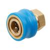 1/4-Inch Quick Connector to G1/4 Female-Thread Pressure Washer Hose Adapter Coupling view 1