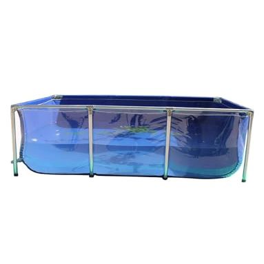 Flexible PVC Pond Liner with Steel Frame and Viewing Window for Outdoor Aquariums and Fish Ponds