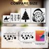 MAYJOYDIY 5-Piece Christmas Light Ball Stencil Set view 3