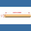 Solid Round Brass Rod, 14 mm Diameter, 250 mm Length view 2