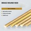 Solid Round Brass Rod, 14 mm Diameter, 250 mm Length view 3
