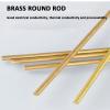 Solid Round Brass Rod, 14 mm Diameter, 250 mm Length view 4