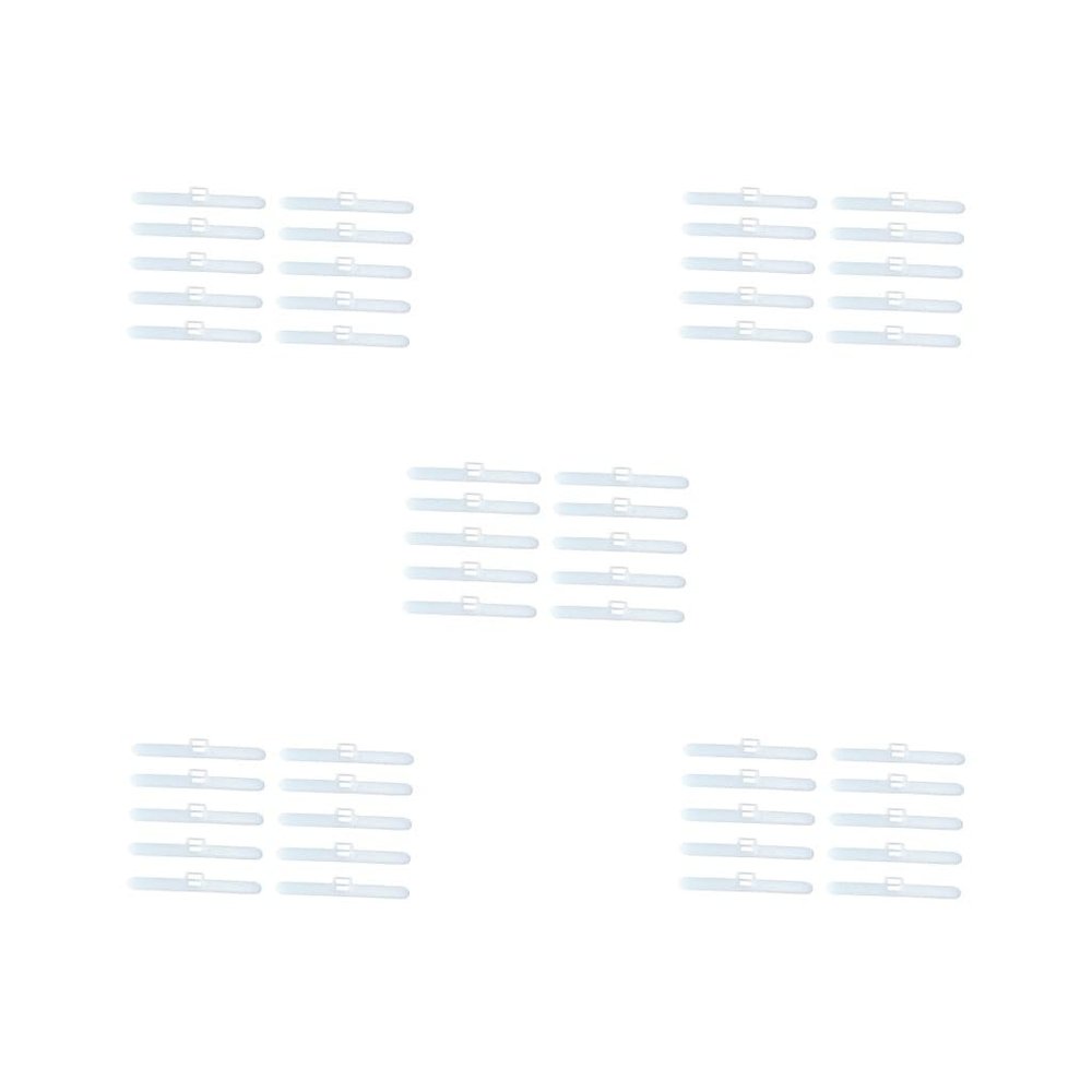 5 Sets of 10 Vertical Blind Slat Hanger Clips