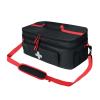 YEJBBUC Double-Layer First-Aid Bag, Medication Organizer, Black, 40 x 23 x 18 cm view 2