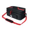 YEJBBUC Double-Layer First-Aid Bag, Medication Organizer, Black, 40 x 23 x 18 cm view 4