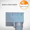 GDMDPTE Motorized Electric Ceiling TV Mount with Remote, 40 cm view 4