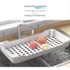 Slim 4-Tier Mobile Bathroom Storage Cart, Waterproof, White, 25 cm Wide view 4