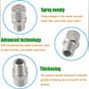 ASZHQUXIUAS 65° High-Pressure Fan Spray Nozzles, 304 Stainless Steel, 5/10-Pack, No. 15: 3/8, 10 pcs view 3