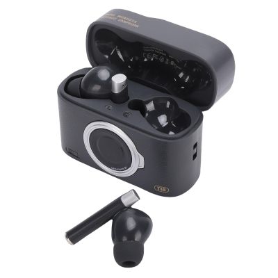 Denash Wireless Earbuds, ENC Noise-Canceling Bluetooth Earbuds with Low-Latency Gaming Mode and Lanyard (Black)