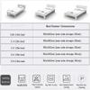 MiduoHu Classic Chinese Bed Runner, Decorative, 50 x 240 cm (for 1.8 m Bed) view 2