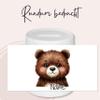 GRAZDesign Personalized Piggy Bank with Bear and Name for Children view 2