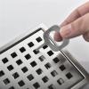 HSIRYAOHD Bathroom Drain Cover, Stainless Steel, Odor-Reducing, Gold 02 11 x 11 / Silver 02 15 x 15 view 3