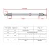 YINZHD Ceramic Infrared Sauna Heating Tube, 300 W, 200 V view 4
