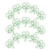 LIGHTAOTAO 30-Piece Four-Leaf Clover Paper Clips, Cute Green Decorative Clips and Bookmarks view 1