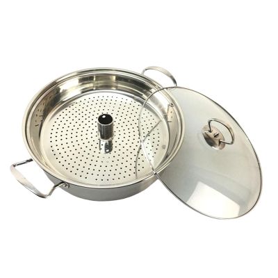 Stainless Steel Steamer Pot for Soups and Pasta
