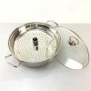 Stainless Steel Steamer Pot for Soups and Pasta view 2