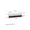 VALICLUD 10-Piece Single-Row Straight Male Pin Header Connector, 2.54 mm Pitch view 2