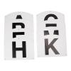 Topiky Dressage Letter Markers, 8-Piece Wall-Mount Set view 4