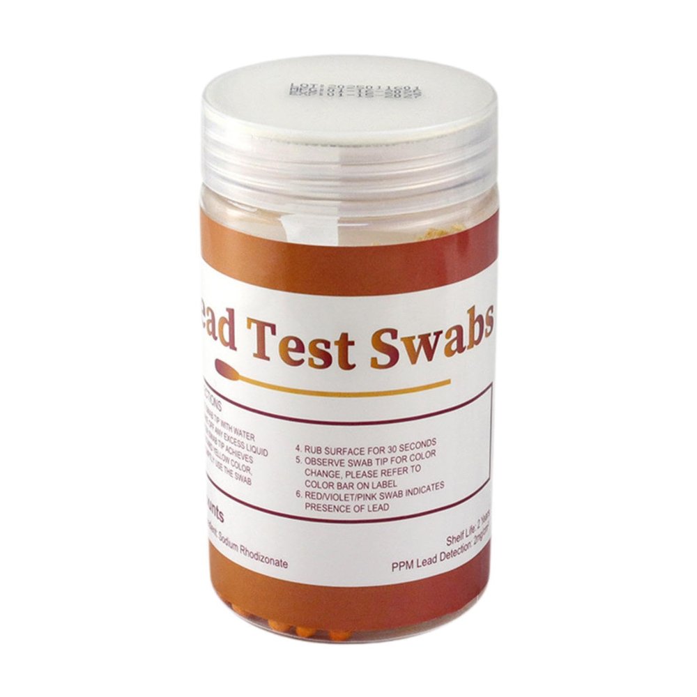 Portable Paint Test Swabs, 30-Piece Water Test Set