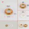 1/2-Inch Brass and Plastic Mounting Nuts for Fish Tanks, Wine Barrels, Pipes, and Faucets view 3