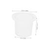 Beatifufu 8 mm Size S Plastic Ink Cups, 100 Count view 2