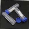 Transparent 50 mL PP Plastic Tubes with Caps, 20-Pack view 3
