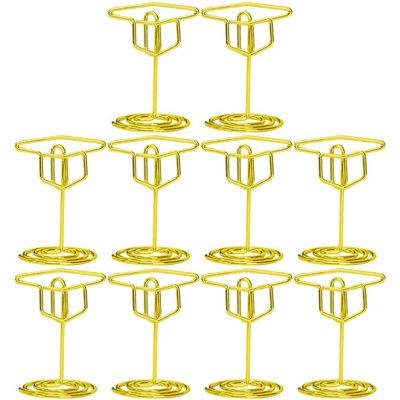 Muteitt 10-Pack Table Number and Photo Holders for Parties
