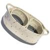 Cotton Rope Storage Baskets for Snacks and Cosmetics, Set of 3 view 1