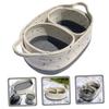 Cotton Rope Storage Baskets for Snacks and Cosmetics, Set of 3 view 2