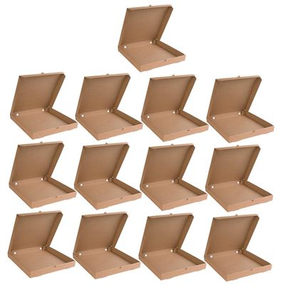 Ipetboom 15-Pack 23 cm Square Corrugated Pizza Boxes, Sturdy Packaging for Pizza and Cake