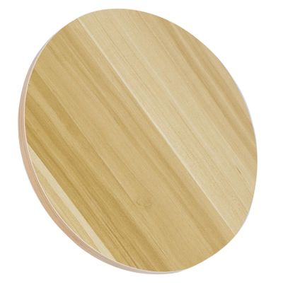 STOBAZA Round Wooden Rotating Turntable for Dining Tables