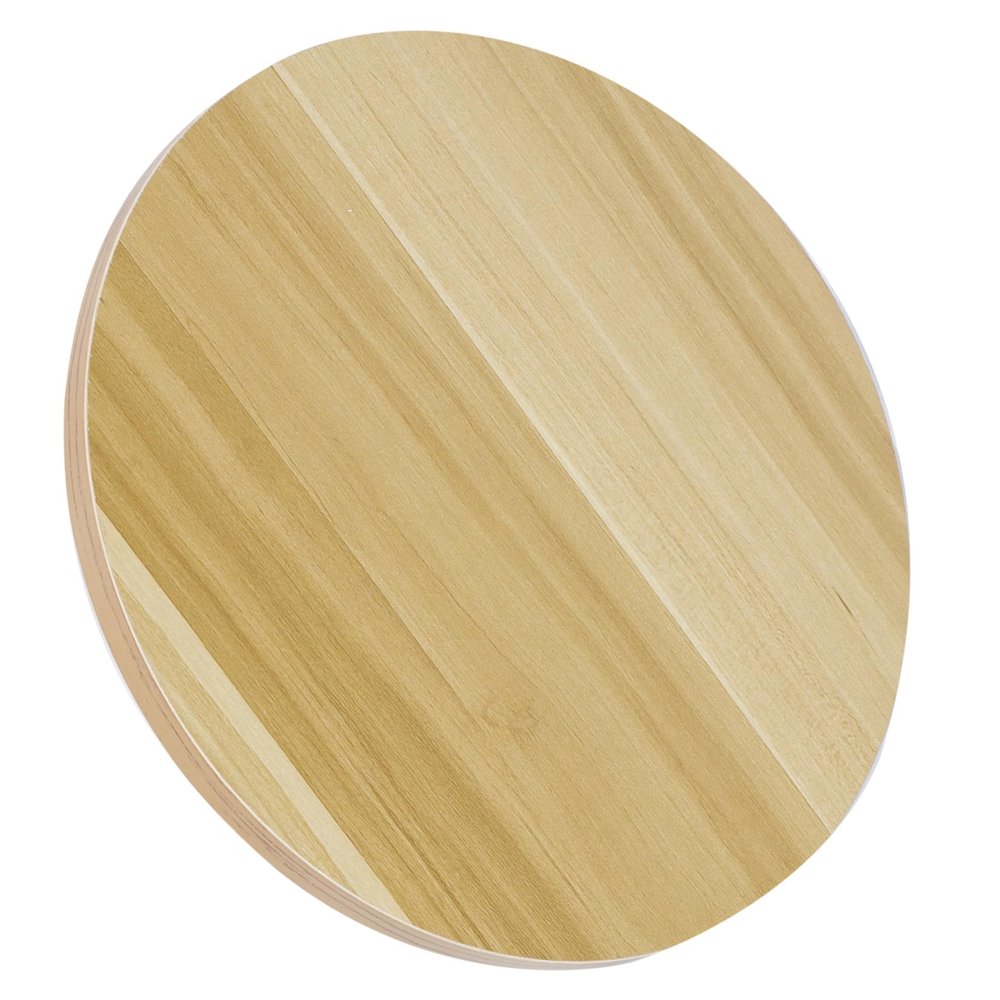 STOBAZA Round Wooden Rotating Turntable for Dining Tables