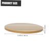 STOBAZA Round Wooden Rotating Turntable for Dining Tables view 2