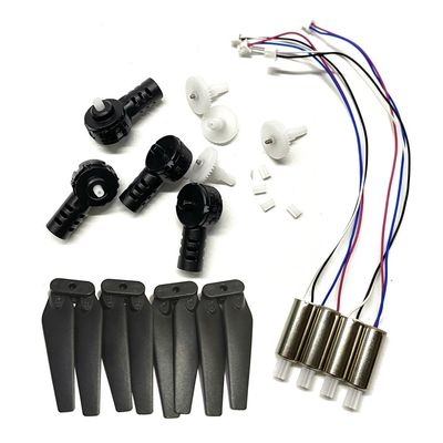 Drone Replacement Parts Set with CW/CCW Motors, Gears and Propellers for RC Quadcopters and FPV Builds (Set 06)