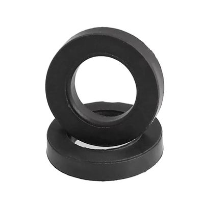 10 Oil-Resistant Shock-Absorbing Rubber Washers, M14 x 36 x 3 mm