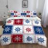 Bedding Set 135 x 200 cm, Minimalist Geometric Anchor Pattern, White view 2
