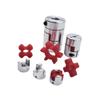 Flexible Coupler D25L30, 2-Jaw Plum Shaft Coupling, CNC Stepper Motor Coupler, 25 mm Diameter, 30 mm Length, Clamp Extension (6.35 x 8 mm) view 2