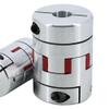 Flexible Coupler D25L30, 2-Jaw Plum Shaft Coupling, CNC Stepper Motor Coupler, 25 mm Diameter, 30 mm Length, Clamp Extension (6.35 x 8 mm) view 4