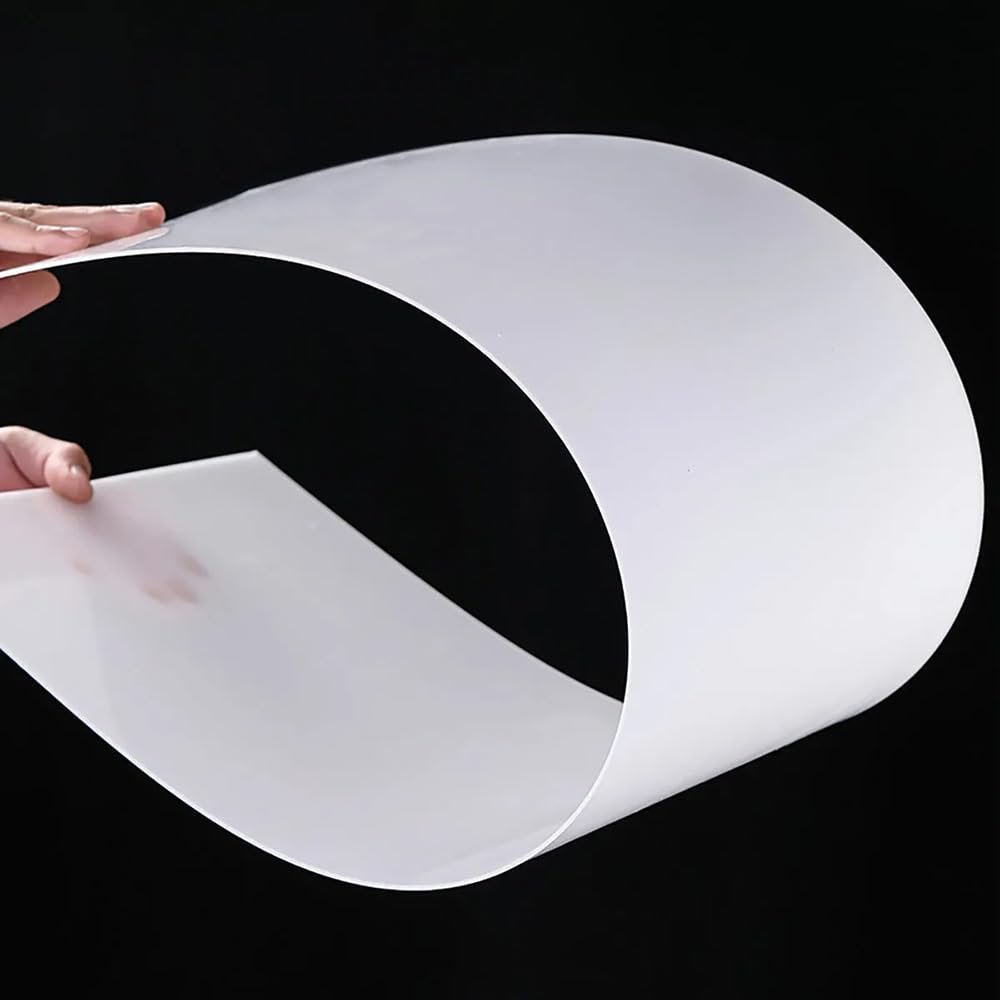 1 Food-Grade White Polypropylene Sheet, 2 x 200 x 300 mm