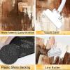 MLSOWM Old City Walls 2-Piece Kitchen Mat Set, Non-Slip Washable Runners, Grunge Rock Style, Brown, 44 x 75 cm + 44 x 150 cm view 4