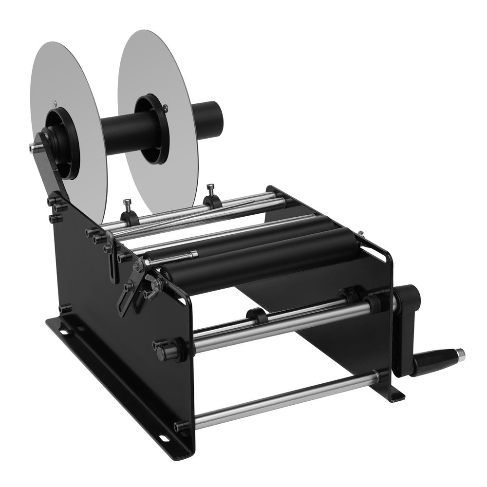 Royyalpa Professional Self-Adhesive Label Applicator for Bottles and Cans, Semi-Automatic and Manual