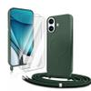 Magnetic Phone Case with Strap for iPhone 17 6.3", Green view 1
