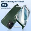 Magnetic Phone Case with Strap for iPhone 17 6.3", Green view 3