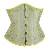 Women's Black Underbust Corset Top view 2