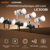 GODOX LITEMONS LE300Bi 320W Bi-Color LED Video Light, 2800K-6500K, Bowens Mount, 58,900 lux at 5600K/1 m, App, NFC, DMX, CRMX, Black view 2