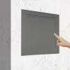 Minglez Access Panel with Push-Button Latch for Tiled Walls, 10x10 cm/4x4 in, Dark Gray view 1